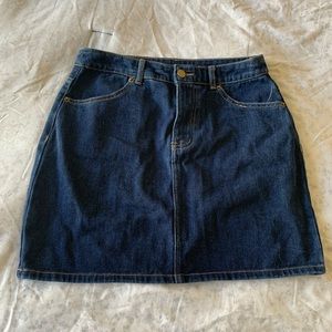 Denim skirt